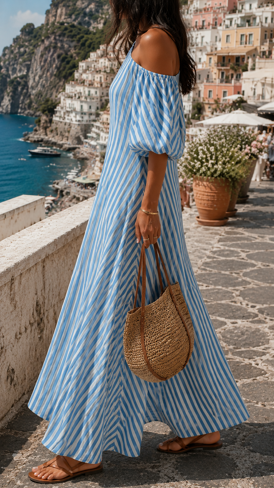 AMALFI™ | Abito estivo a righe