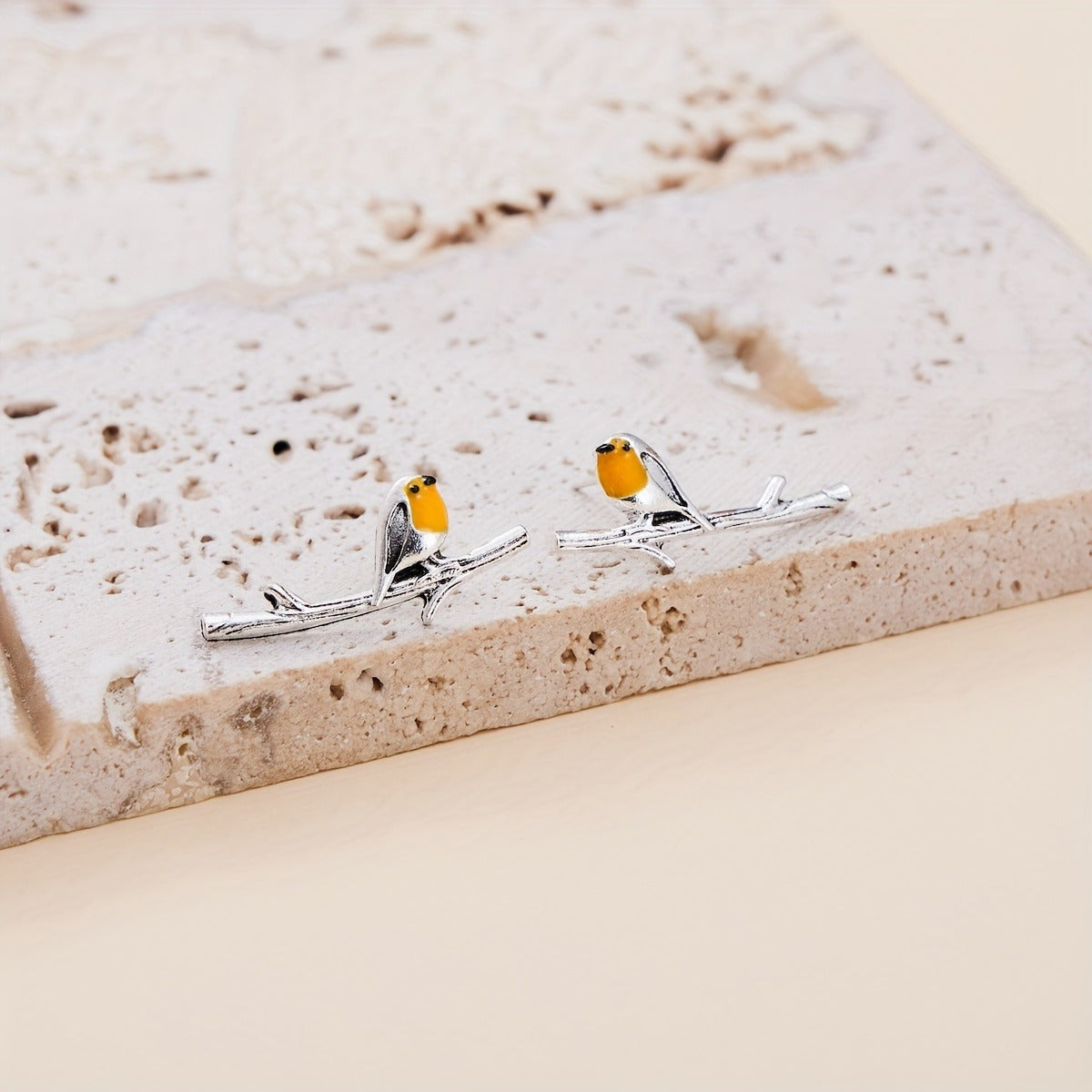 Orecchini Pettirosso