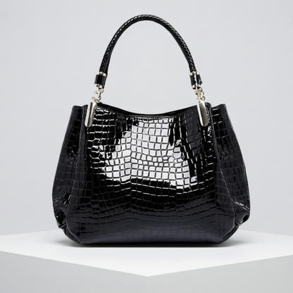 Lusso Milano | Schoudertas met krokodillenlook