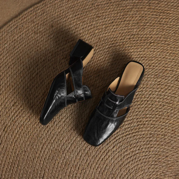 Andie┃mules in vera pelle