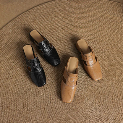 Andie┃mules in vera pelle