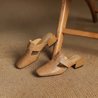 Andie┃mules in vera pelle