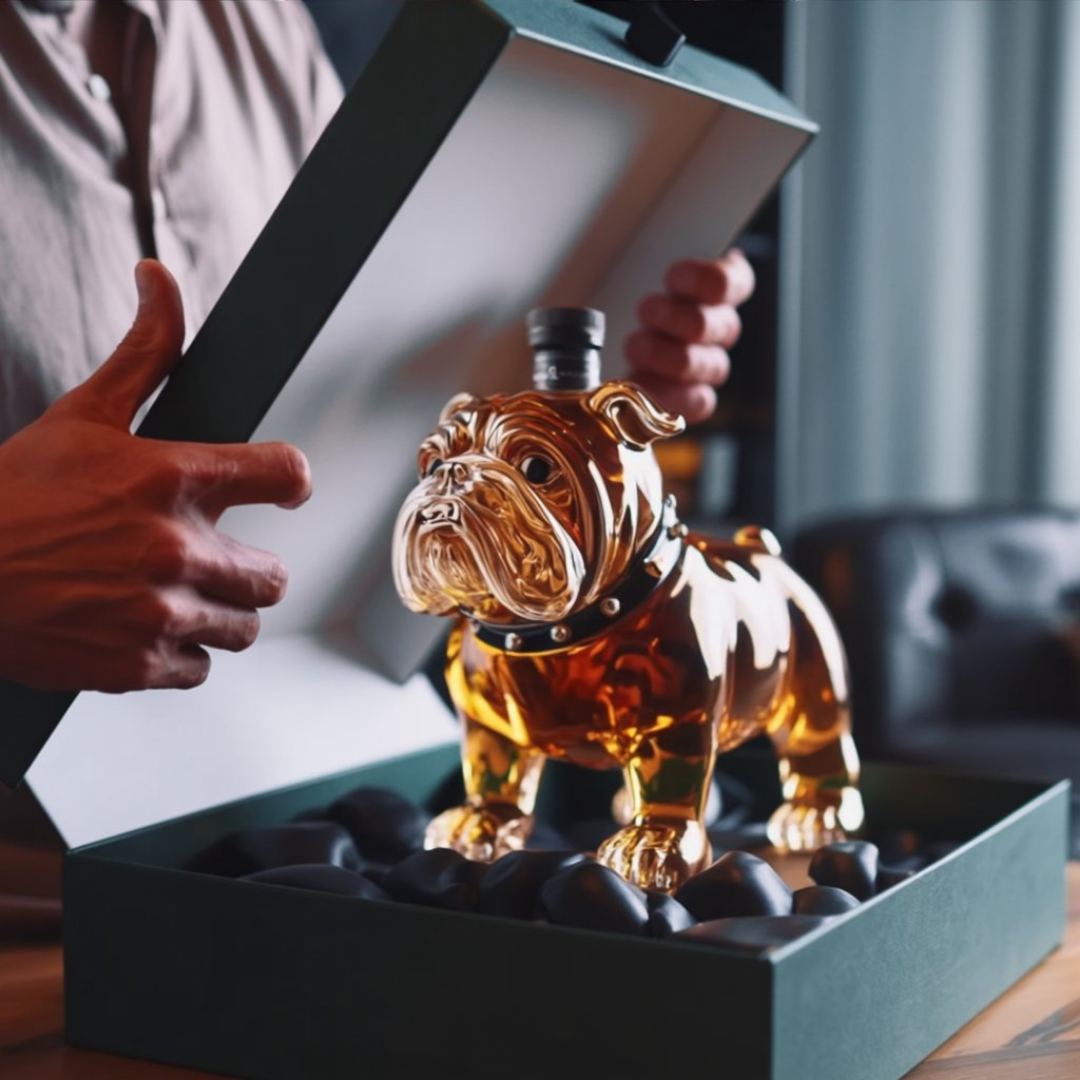 Decanter da whisky – Edizione Bulldog – immagine 4
