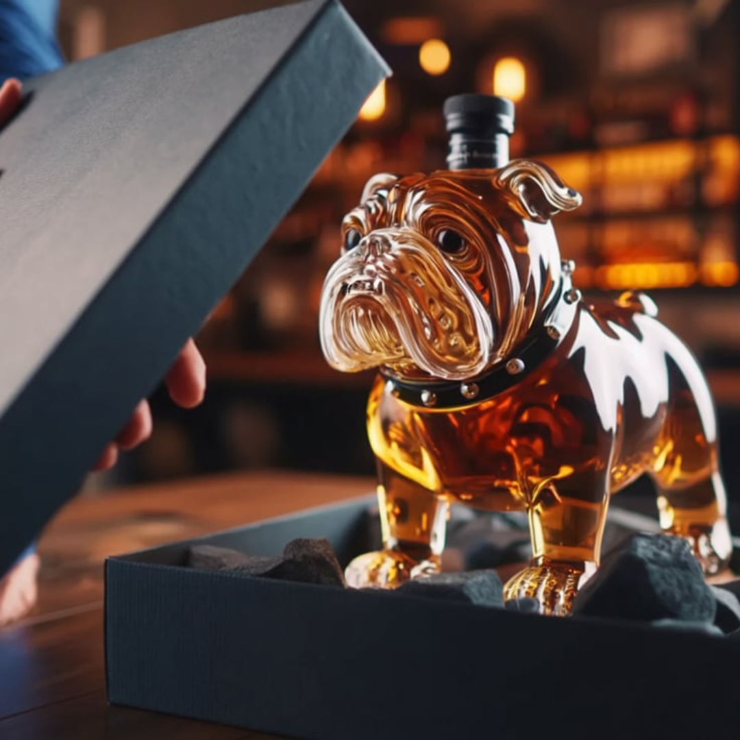 Decanter da whisky – Edizione Bulldog – immagine 5