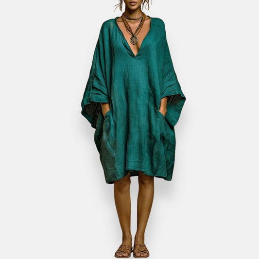 Cassiana™ | Abito oversize fluido - Verde