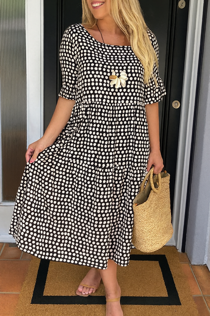 Zara | Abito midi a maniche corte