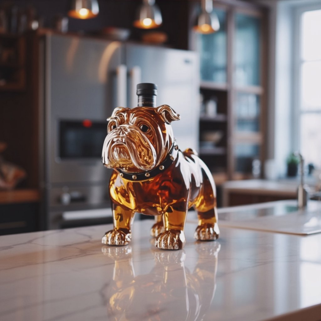 Decanter da whisky – Edizione Bulldog – immagine 7