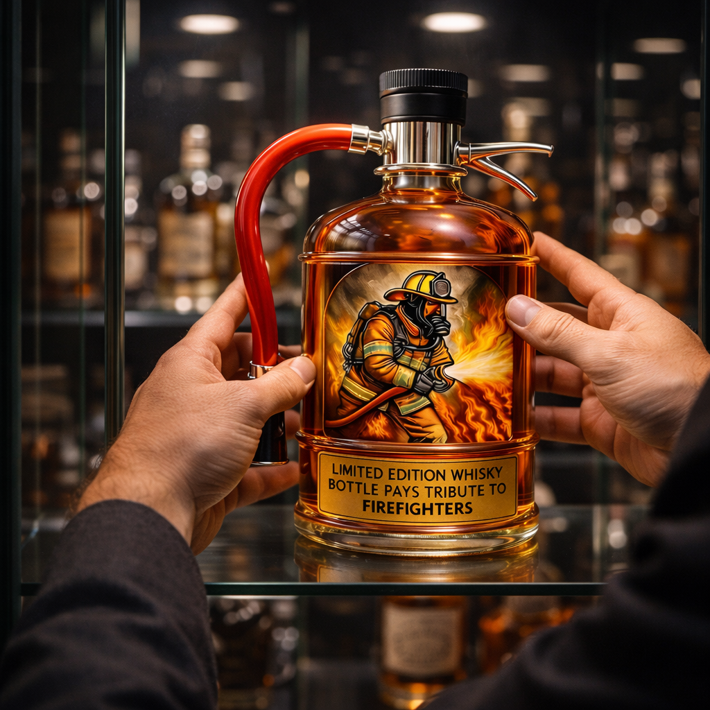 Decanter da whisky – Edizione Estintore – immagine 3