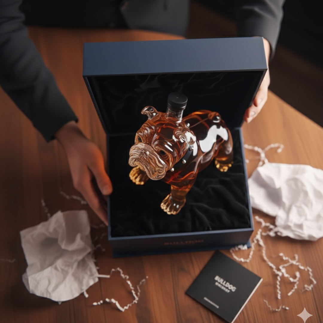 Decanter da whisky – Edizione Bulldog – immagine 8
