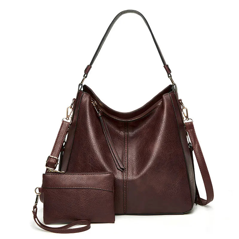 Étoile de Ville | Klassieke vintage leren handtas