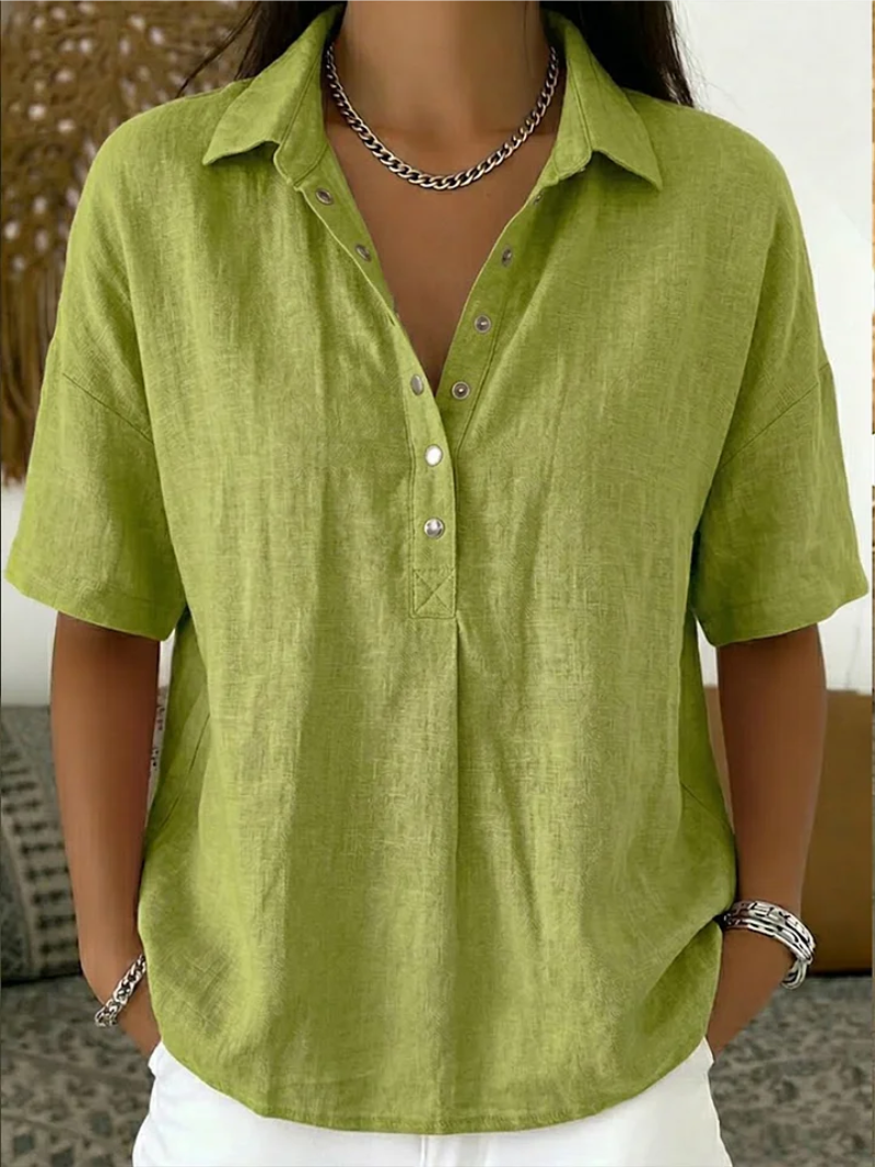 Blusa Charlotte Elegante e Confortevole - Verde