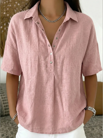 Blusa Charlotte Elegante e Confortevole - Rosa