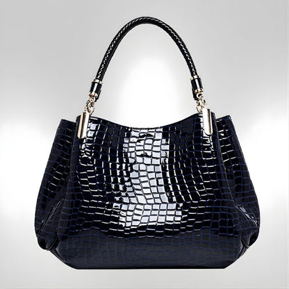 Lusso Milano | Schoudertas met krokodillenlook