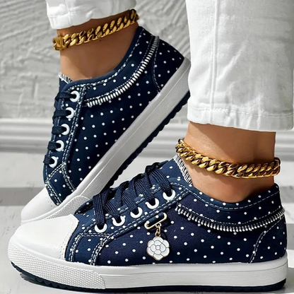 Sneakers Eleganti CARO con Dettagli Floreali
