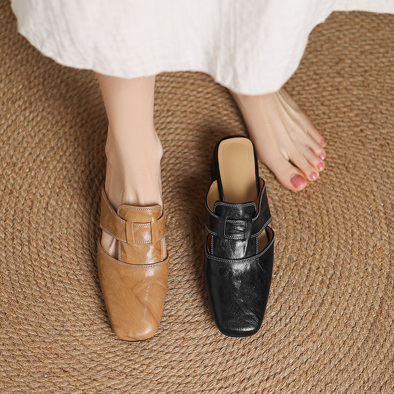Andie┃mules in vera pelle
