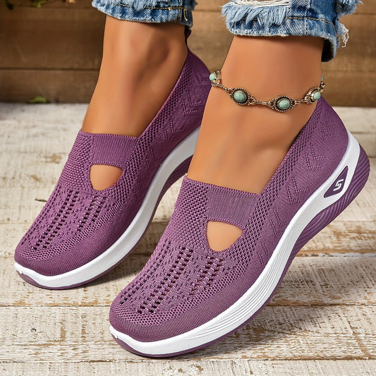 Scarpe comode ortopediche antiscivolo con soletta inclusa - Viola