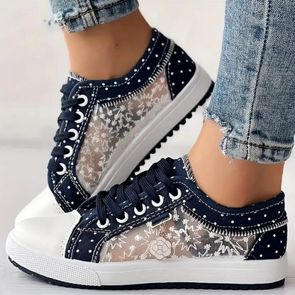 Sneakers Eleganti CARO con Dettagli Floreali