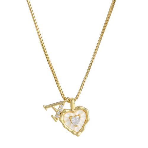 Élisara™ | Collana a Cuore con Iniziale