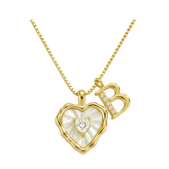 Élisara™ | Collana a Cuore con Iniziale