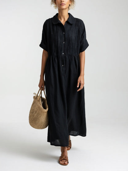 Robe Chemisiera Estiva Lysandra™ - Nero