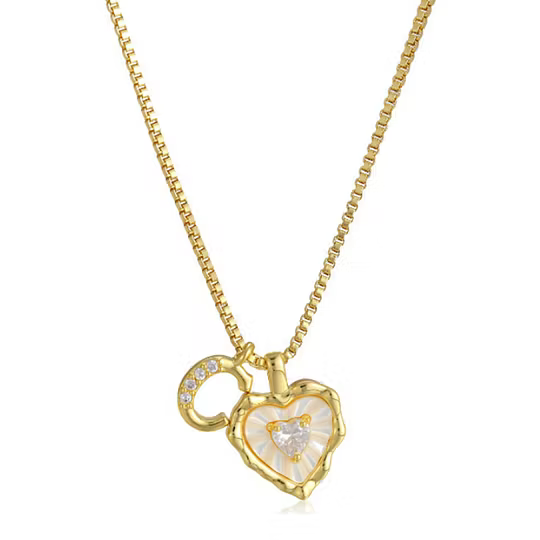 Élisara™ | Collana a Cuore con Iniziale