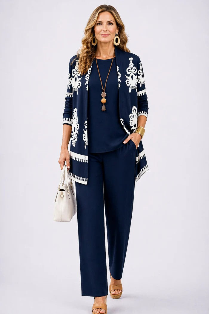 Margaret | Elegante driedelige set