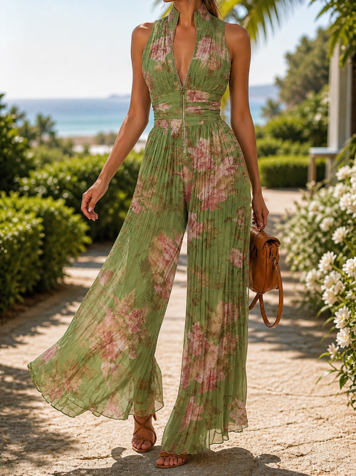 BELLE FLORA™ | Tuta fluida floreale
