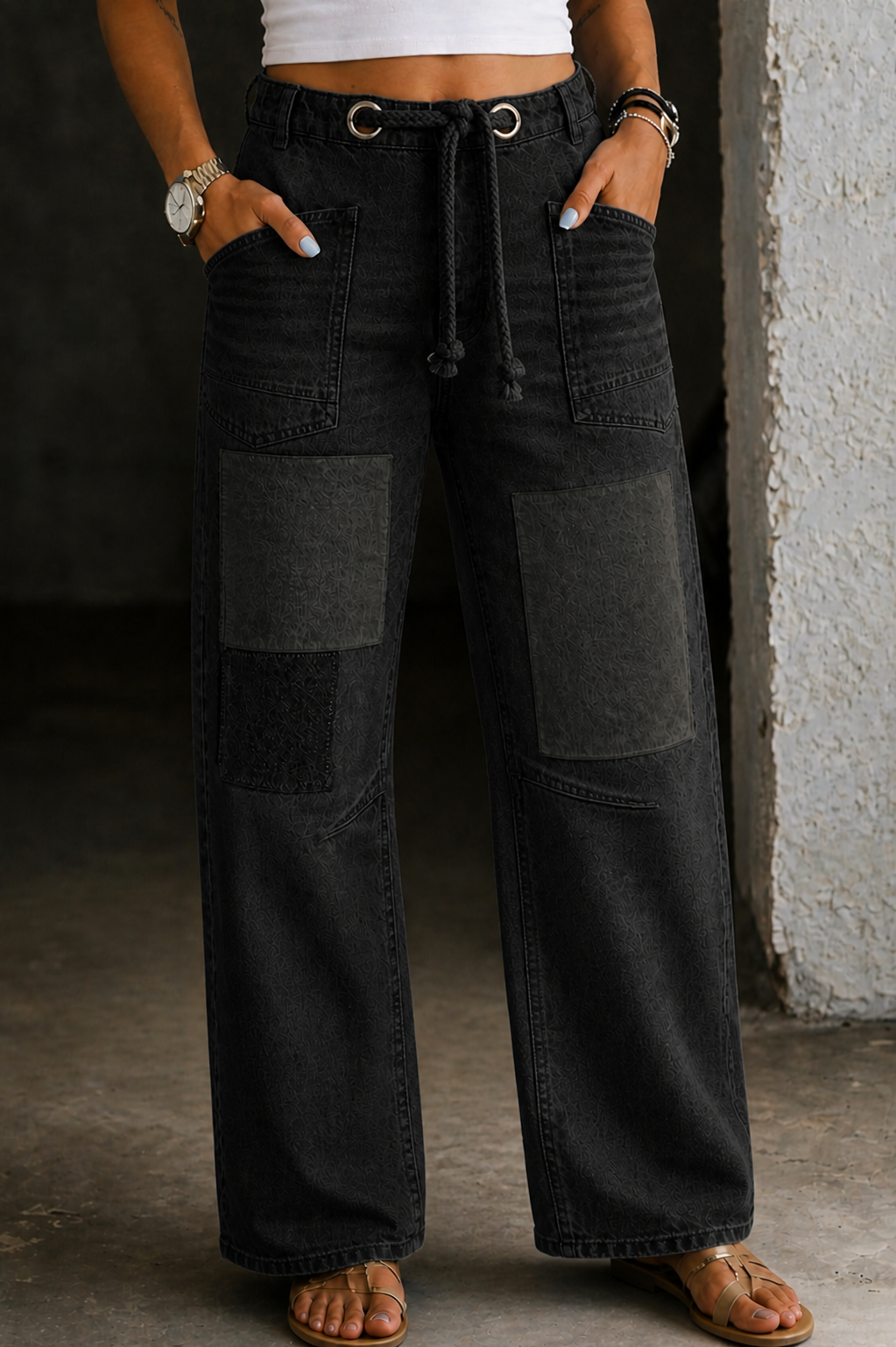 Margaret | Pantaloni della tuta patchwork