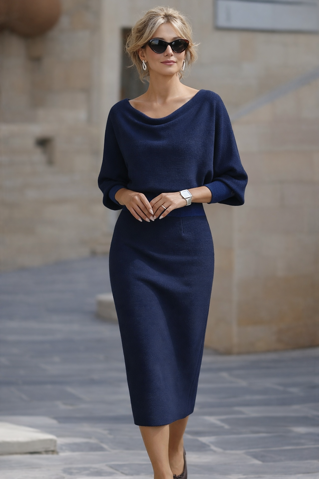 Lydia | Abito midi elegante per tutti i giorni