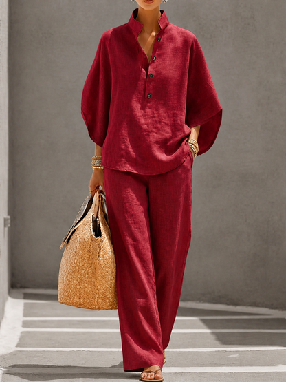 CECELIA | Completo in lino · Fluidità ed eleganza naturale