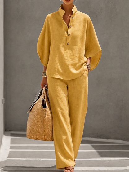 CECELIA | Completo in lino · Fluidità ed eleganza naturale
