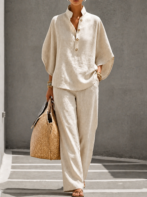 CECELIA™ | Completo fluido in lino