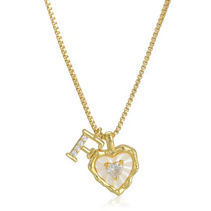 Élisara™ | Collana a Cuore con Iniziale