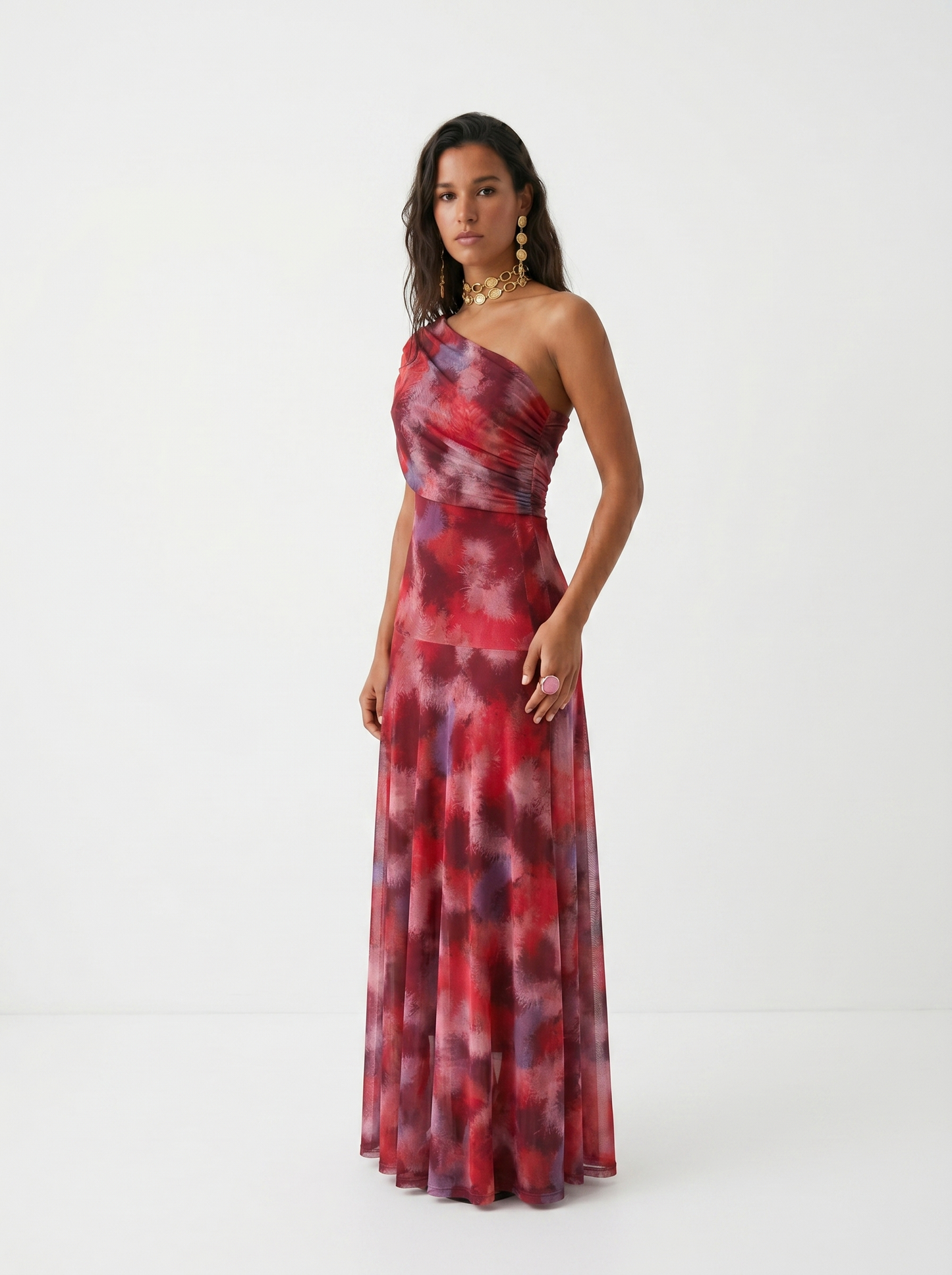 Carla | Vestido maxi elegante e scollato