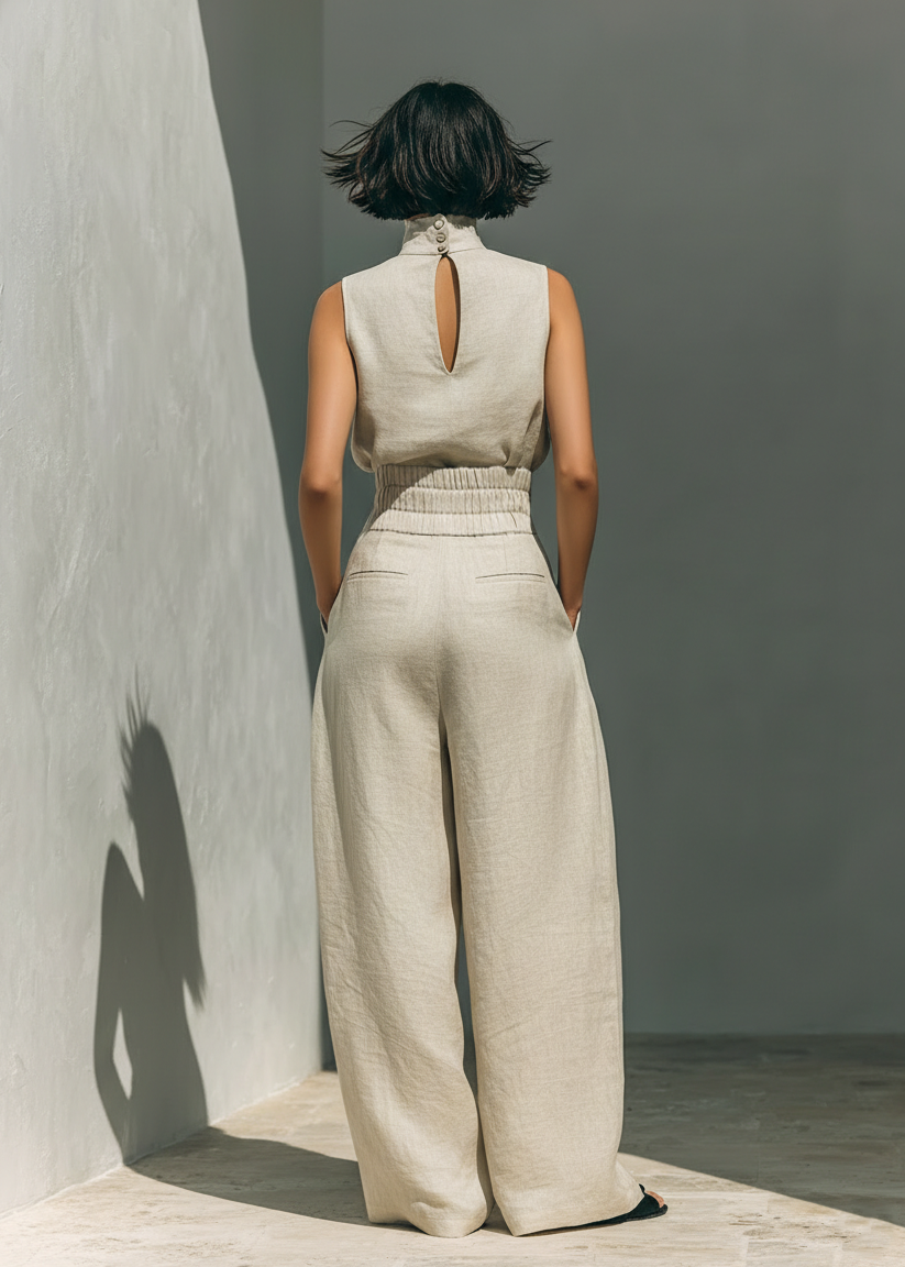 MARIA |Set in lino minimalista