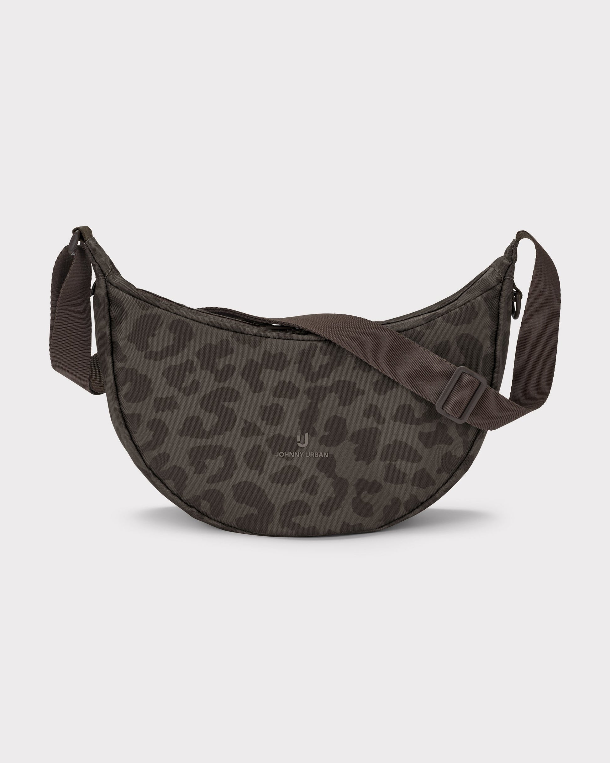 Borsa Half Moon Ally Medium - Marrone leo