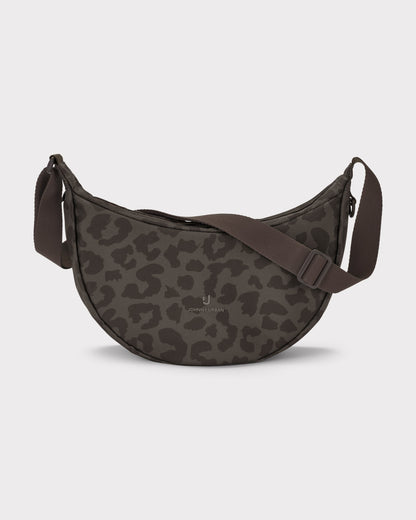 Borsa Half Moon Ally Medium - Marrone leo