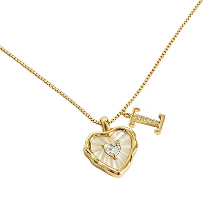 Élisara™ | Collana a Cuore con Iniziale
