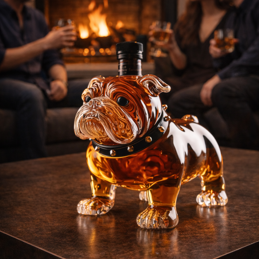 Decanter da whisky – Edizione Bulldog – immagine 1