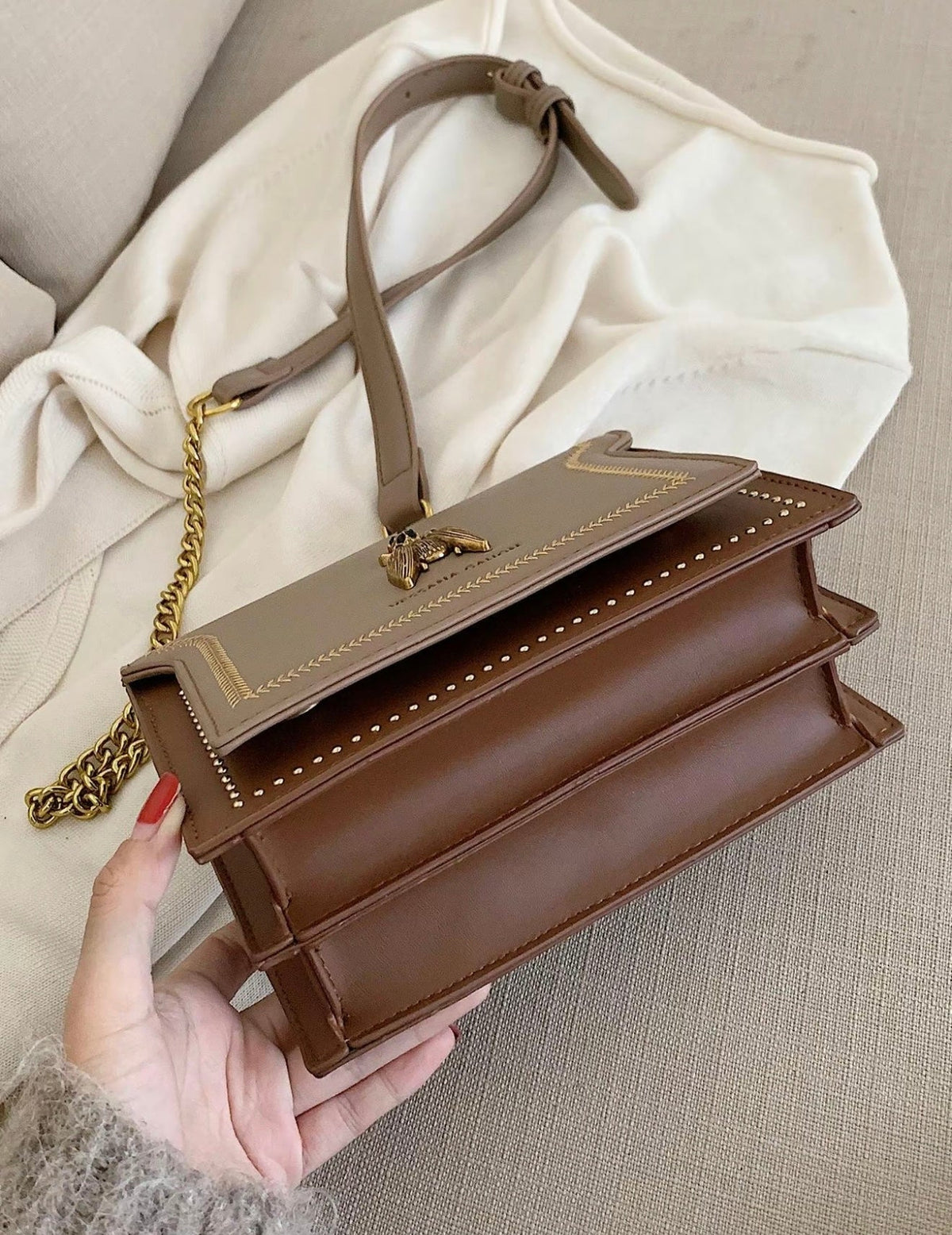 Éloria Paris | Luxe handtas met kettingriem