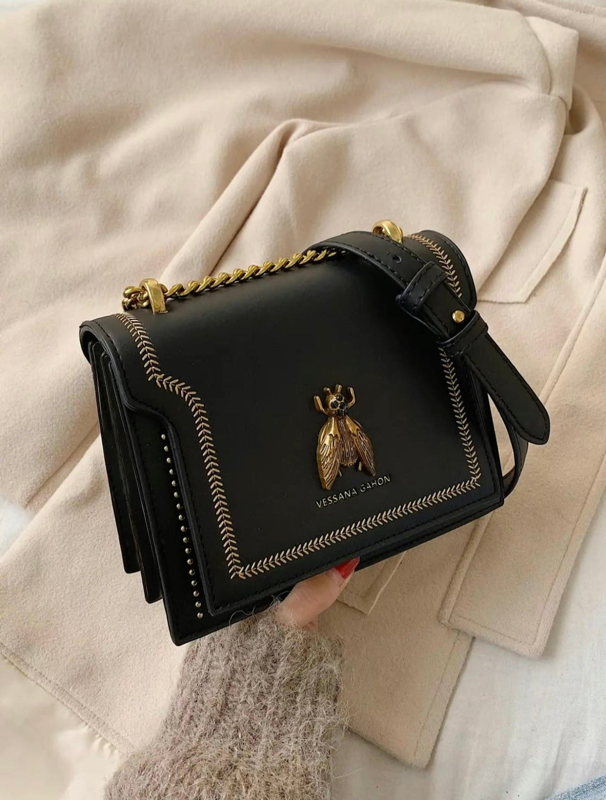 Éloria Paris | Luxe handtas met kettingriem