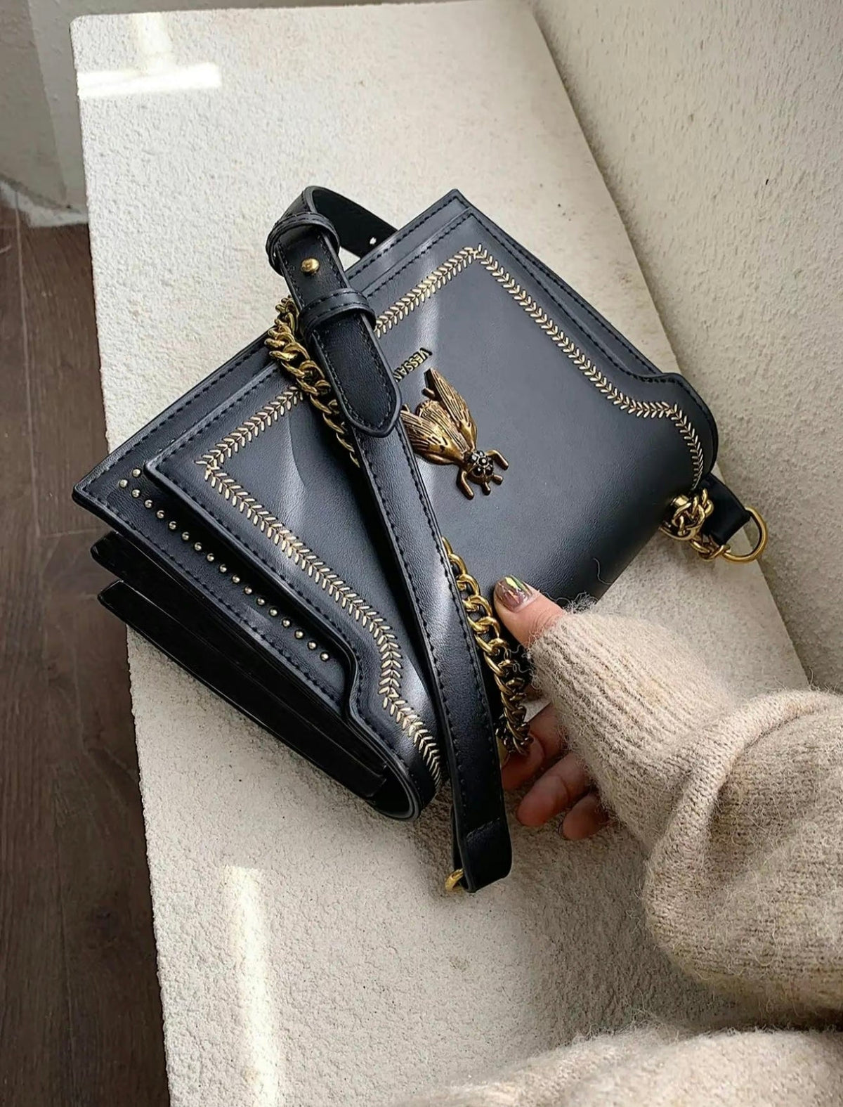 Éloria Paris | Luxe handtas met kettingriem