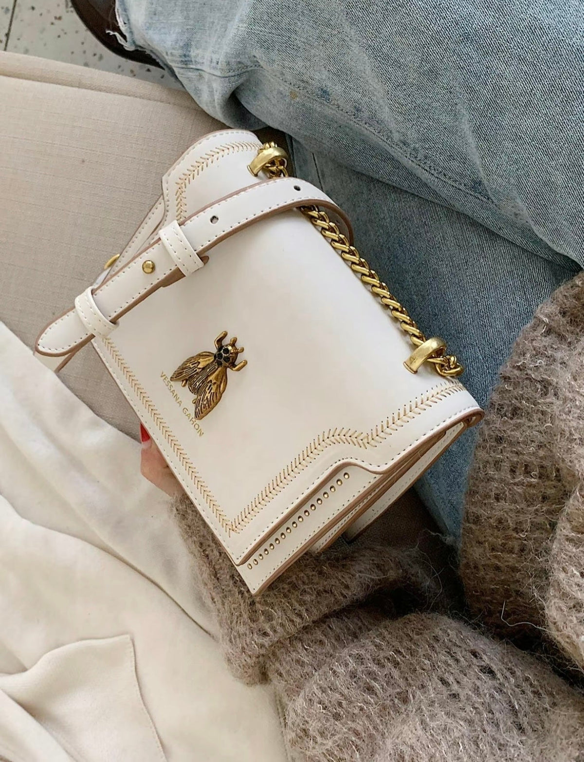 Éloria Paris | Luxe handtas met kettingriem