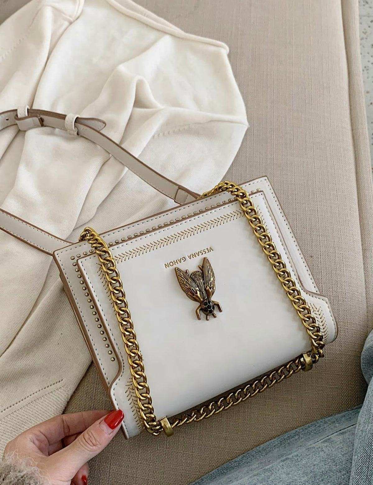 Éloria Paris | Luxe handtas met kettingriem