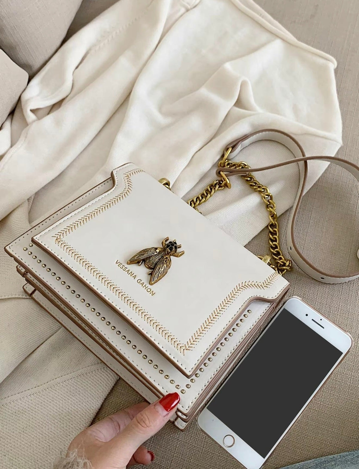 Éloria Paris | Luxe handtas met kettingriem