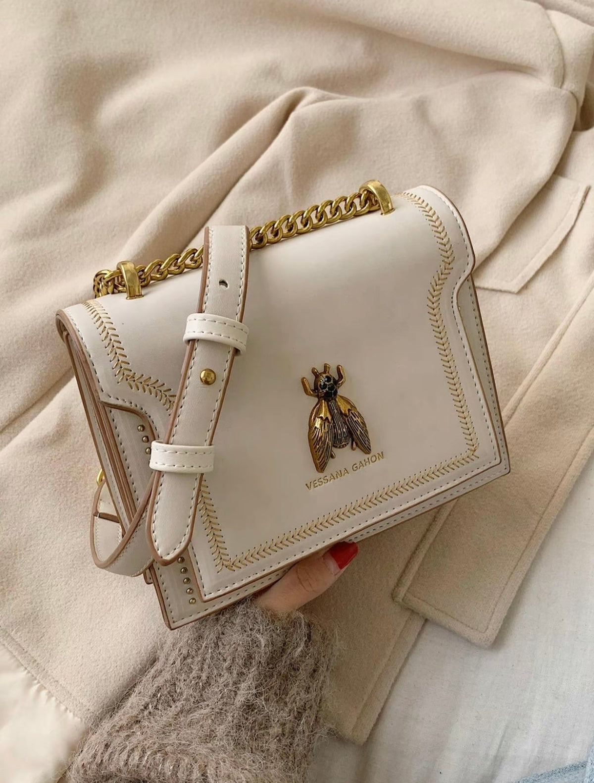 Éloria Paris | Luxe handtas met kettingriem