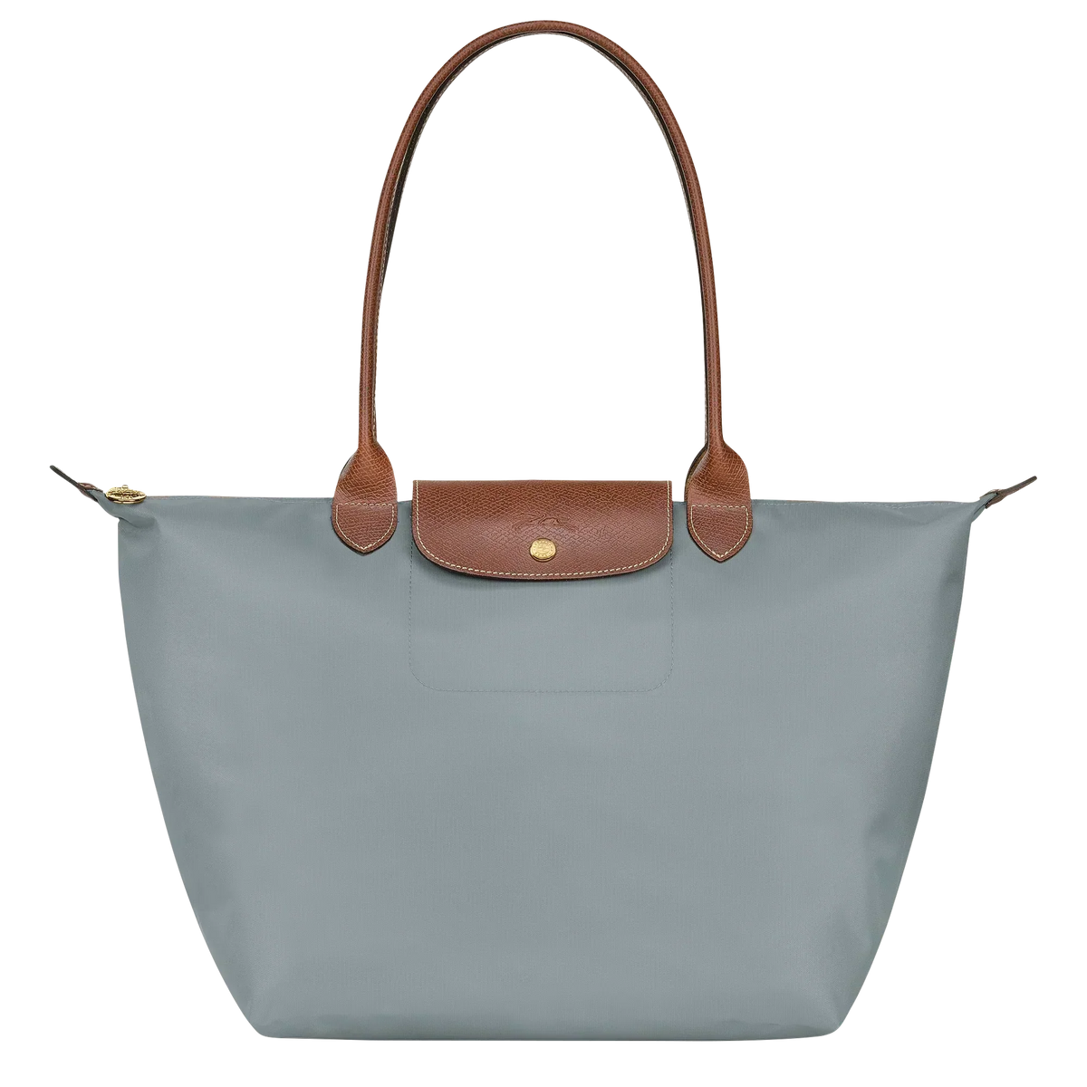 Longchamp | Grote Le Pliage-tas – Staal