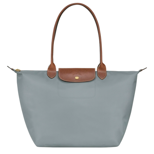 Longchamp | Grote Le Pliage-tas – Staal