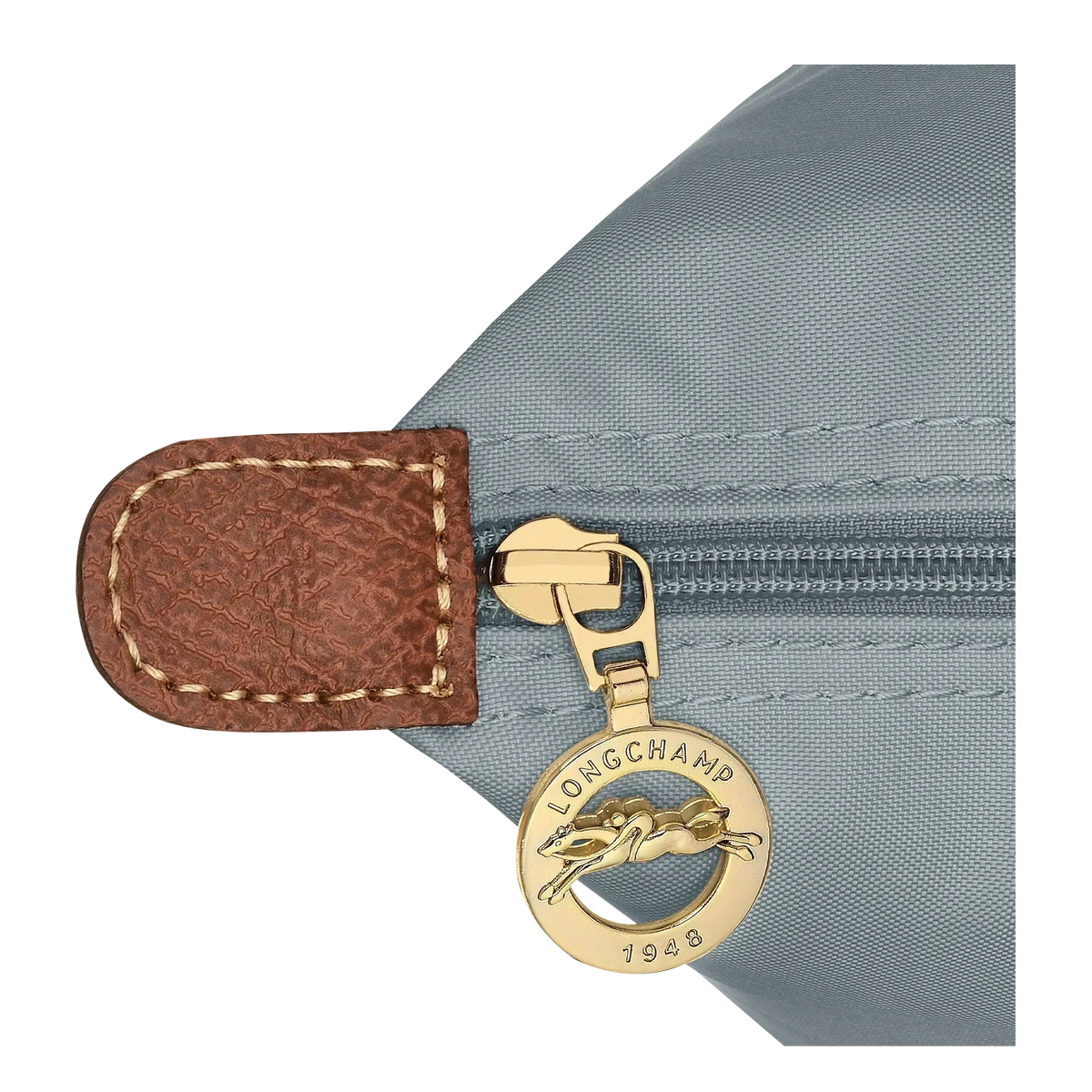 Longchamp | Grote Le Pliage-tas – Staal
