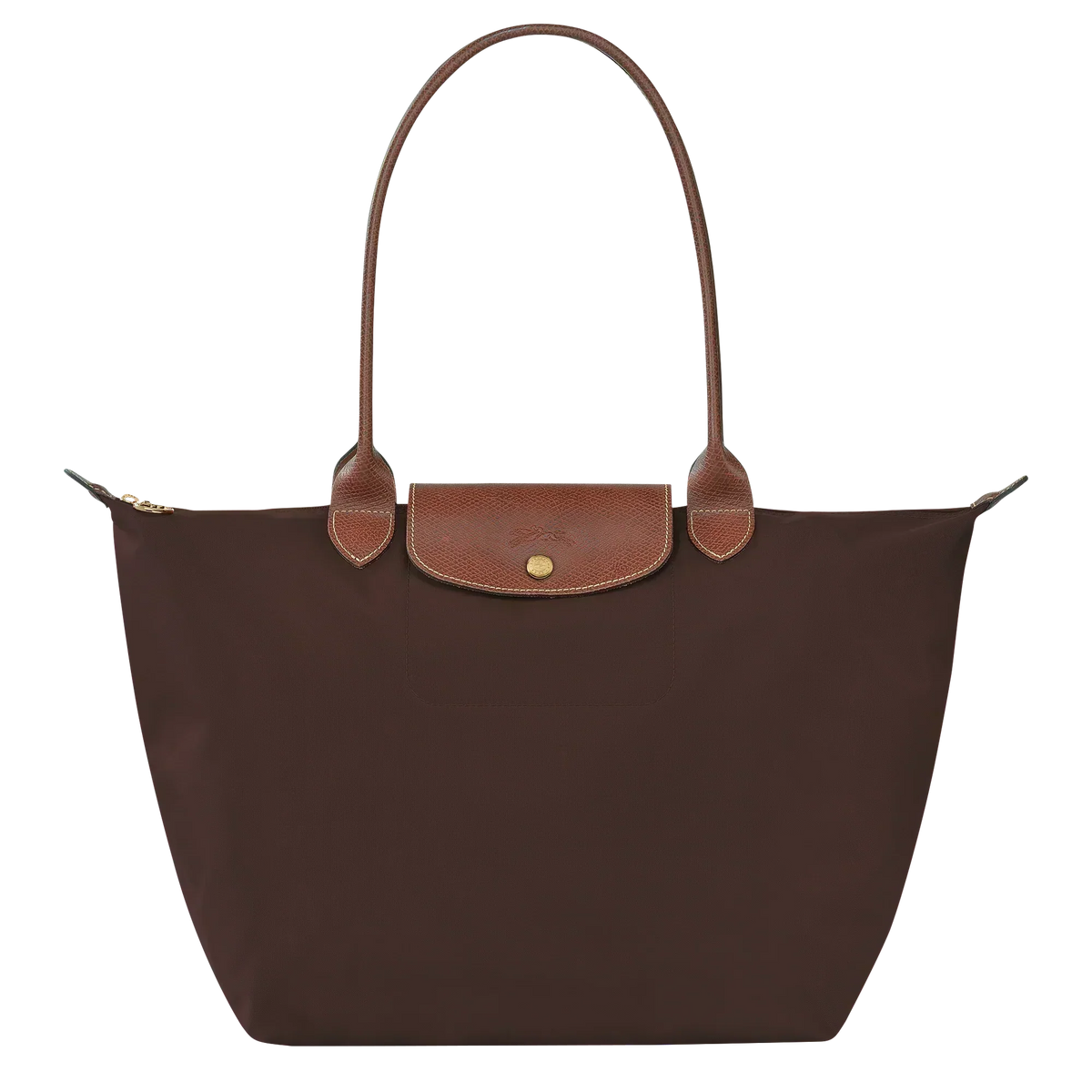 Longchamp | Grote Le Pliage-tas – Ebbenhout